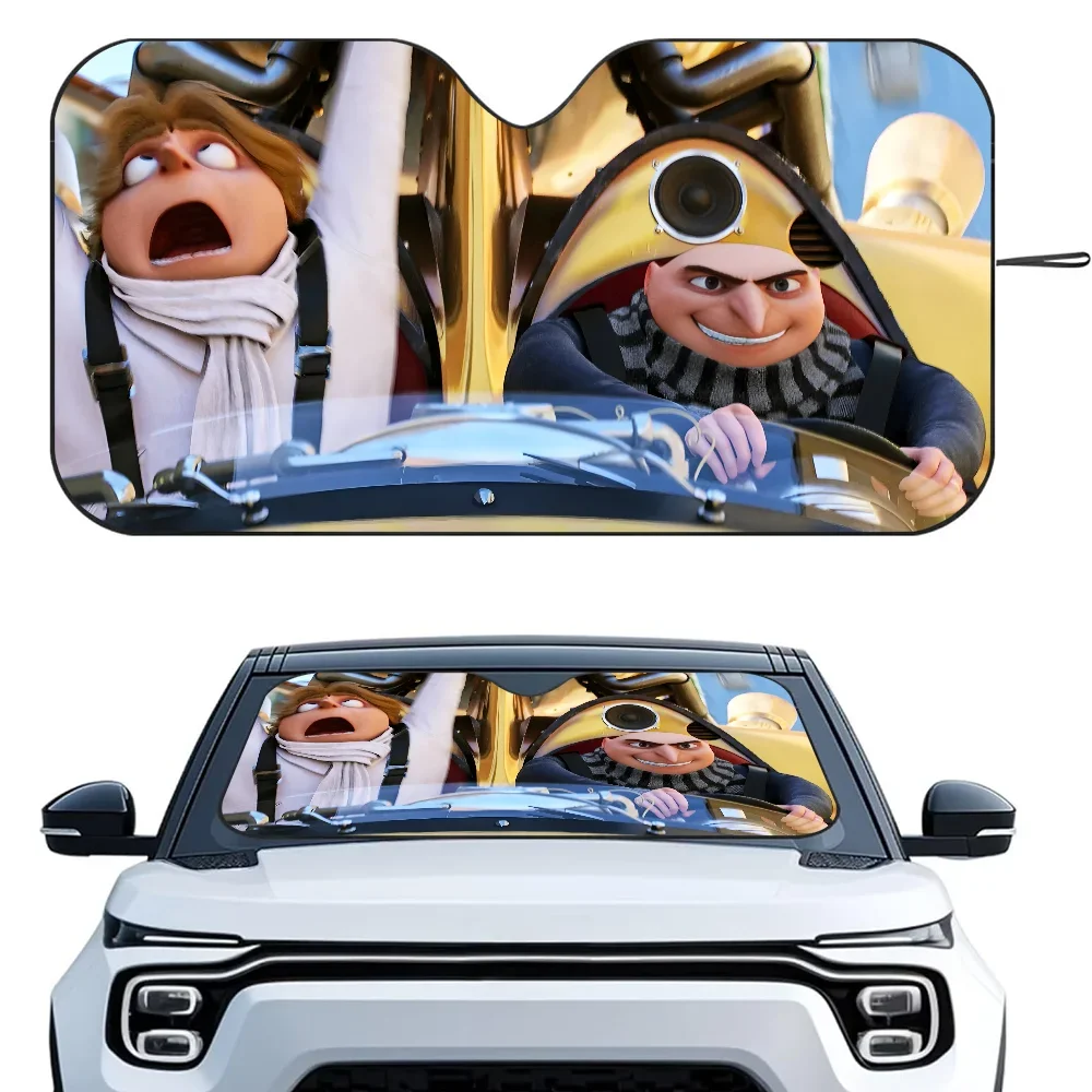 Cartoon D-Despicables Me Car SunSha Heat-insulating Aluminum Film Windshield Sunshas UV Rays Blocks Car Sun Visor Protector
Cartoon D-Despicables Me Car SunSha Heat-insulating Aluminum Film Windshield Sunshas UV Rays Blocks Car Sun Visor Protector