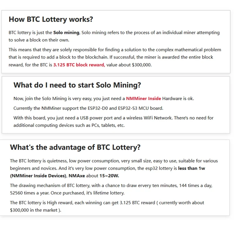 Nmminer Miner 117KH/S USB-цепочка ESP32 Крипто-майнер с адаптером BTC Solo Lottery Miner Амперметр USB-A Series Form Chain
Nmminer Miner 117KH/S USB-цепочка ESP32 Крипто-майнер с адаптером BTC Solo Lottery Miner Амперметр USB-A Series Form Chain