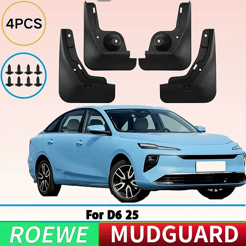 Splash Guards Mudguards for Roewe D6 2025 Front Rear Wheel Car Tire Mud Flaps Auto Accessories
Splash Guards Mudguards for Roewe D6 2025 Front Rear Wheel Car Tire Mud Flaps Auto Accessories