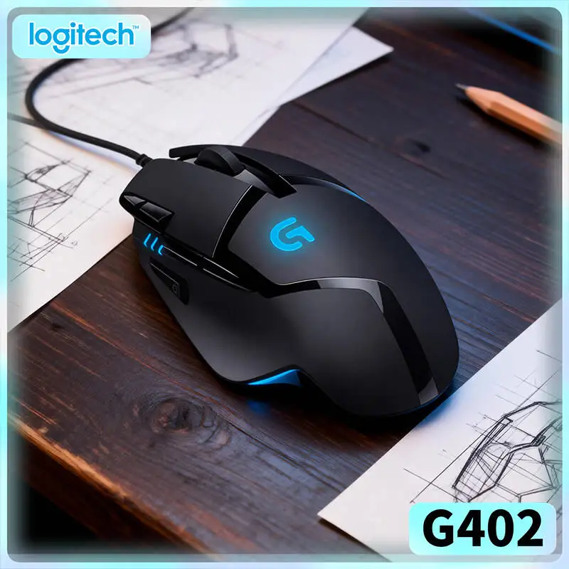 Профессиональная игровая мышь Logitech G402 с оптическим сенсором Delta Zero, 8 кнопками, 500 IPS, 4 уровнями DPI, 20 млн нажатий для FPS-игр
Профессиональная игровая мышь Logitech G402 с оптическим сенсором Delta Zero, 8 кнопками, 500 IPS, 4 уровнями DPI, 20 млн нажатий для FPS-игр