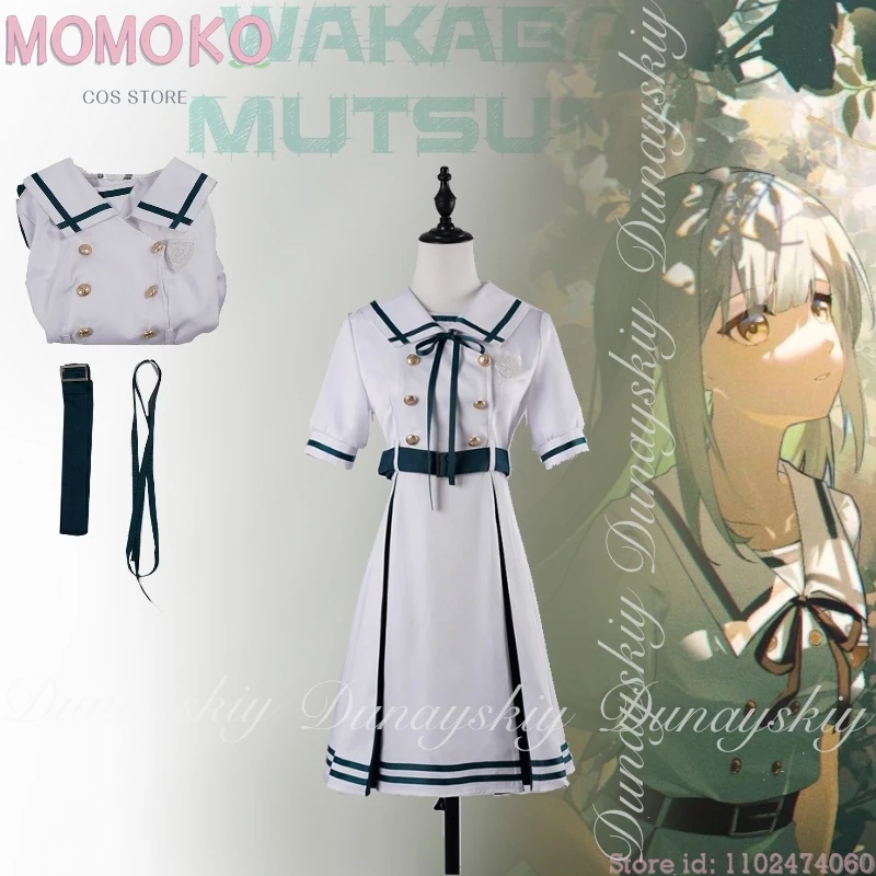 BanG Dream! Аниме Wakaba Mutsumi косплей Ave Mujica с белой куклой Songle школьная форма и голубой парик косплей костюм F
BanG Dream! Аниме Wakaba Mutsumi косплей Ave Mujica с белой куклой Songle школьная форма и голубой парик косплей костюм F