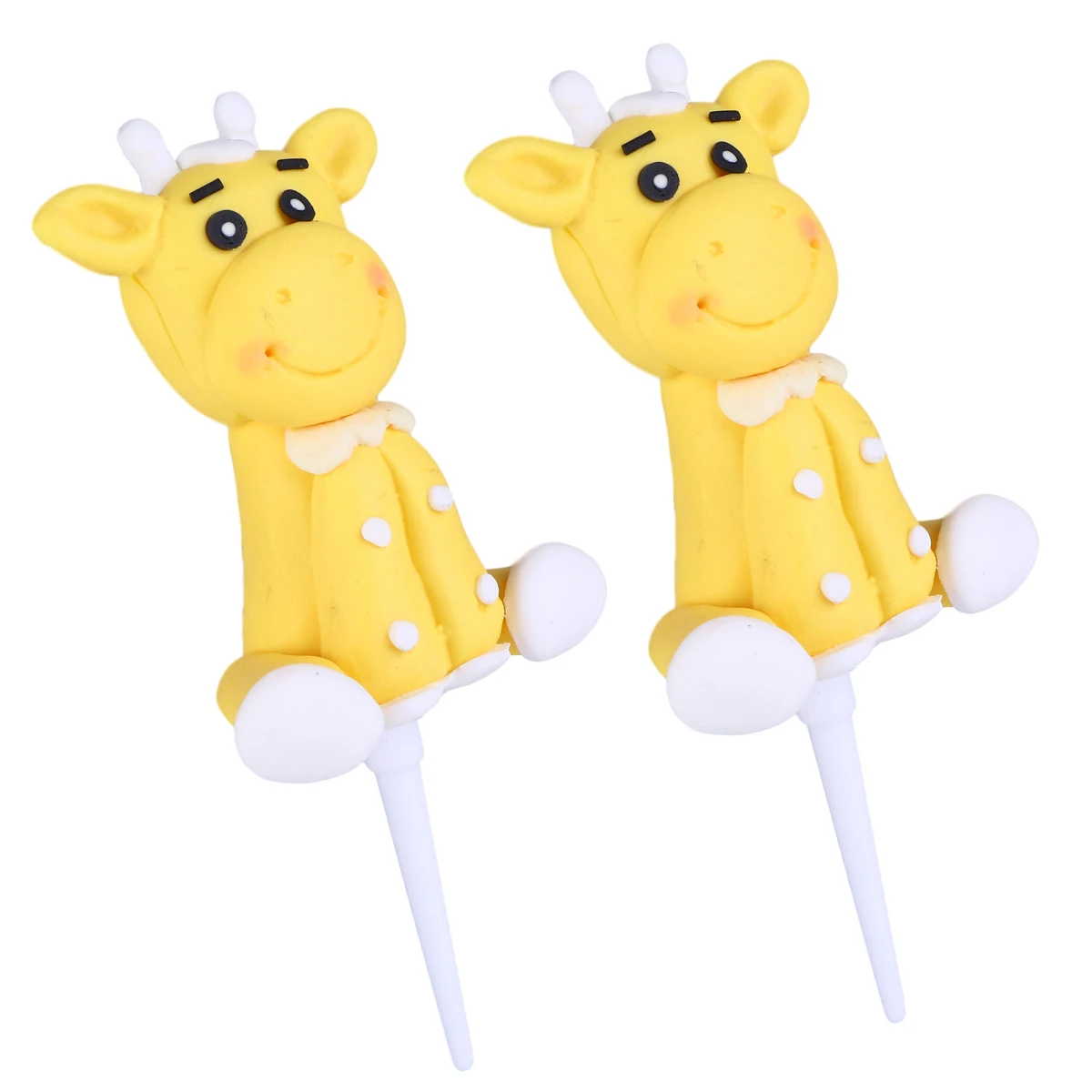 2Pcs Polymer Clay Cake naments Giraffe Shape Cupcake Adornment Birthday Decorations Dessert Toppers Acrylic Sticks Safe Body
2Pcs Polymer Clay Cake naments Giraffe Shape Cupcake Adornment Birthday Decorations Dessert Toppers Acrylic Sticks Safe Body