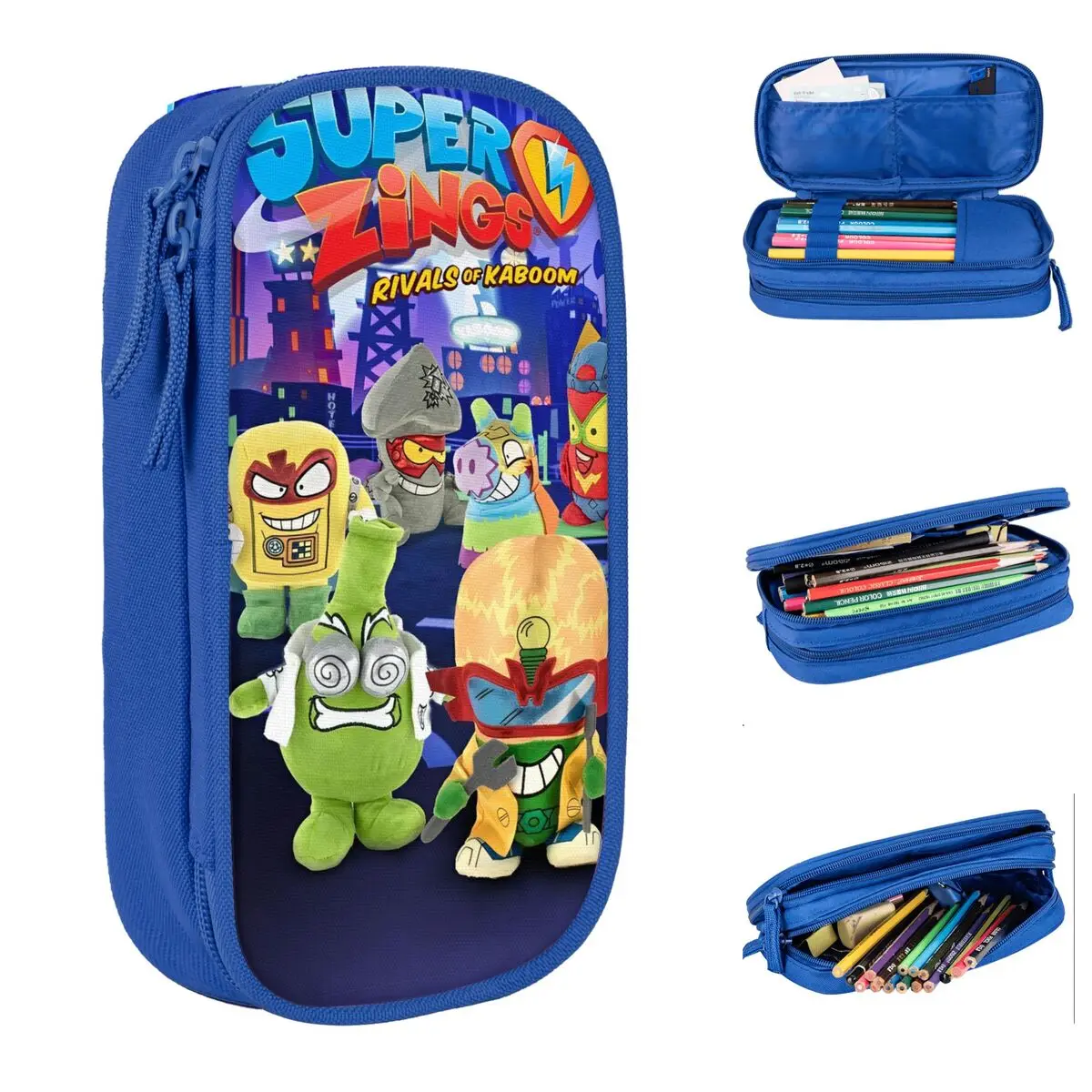 Lovely Cartoon Super Zings Crew Pencil Cases Pencilcases Pen Holder Kids Big Capacity Bag Students School Gifts Stationery
Lovely Cartoon Super Zings Crew Pencil Cases Pencilcases Pen Holder Kids Big Capacity Bag Students School Gifts Stationery