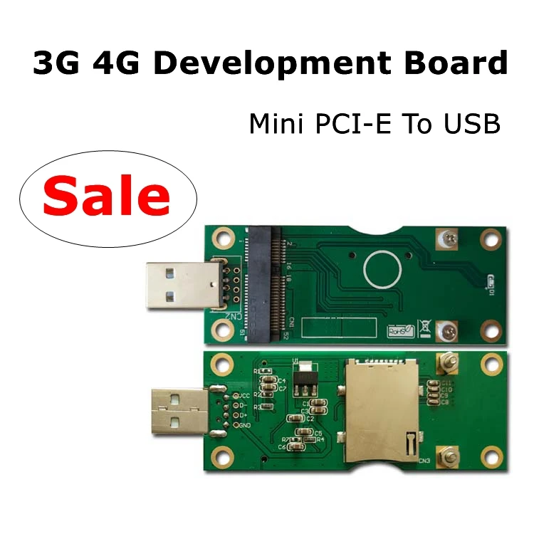 Плата разработки 4G LTE, промышленный адаптер Mini PCIe к USB со слотом для SIM-карты/UIM для беспроводного модуля WWAN/LTE 3G/4G
Плата разработки 4G LTE, промышленный адаптер Mini PCIe к USB со слотом для SIM-карты/UIM для беспроводного модуля WWAN/LTE 3G/4G