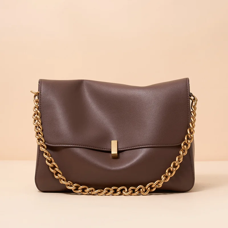New 2026 Genuine Cow Leather Shoulder Chain Bag For Women Large Capacity Crossbody Handbag Messenger Tote Bag Luxury Designer
New 2026 Genuine Cow Leather Shoulder Chain Bag For Women Large Capacity Crossbody Handbag Messenger Tote Bag Luxury Designer