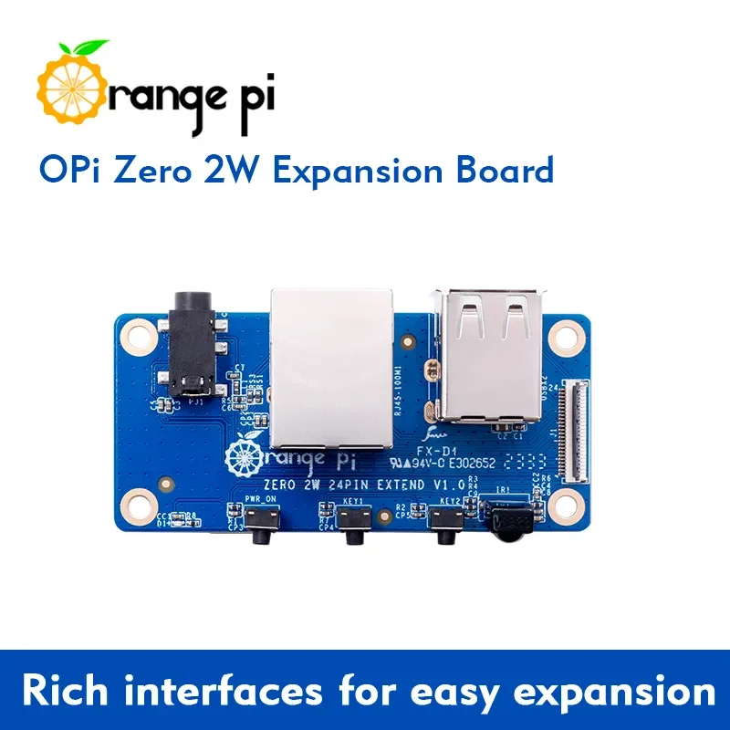 Orange Pi Zero 2 W Expansion Board Interface Board Orange Pi Zero 2W Interface Extension Board
Orange Pi Zero 2 W Expansion Board Interface Board Orange Pi Zero 2W Interface Extension Board