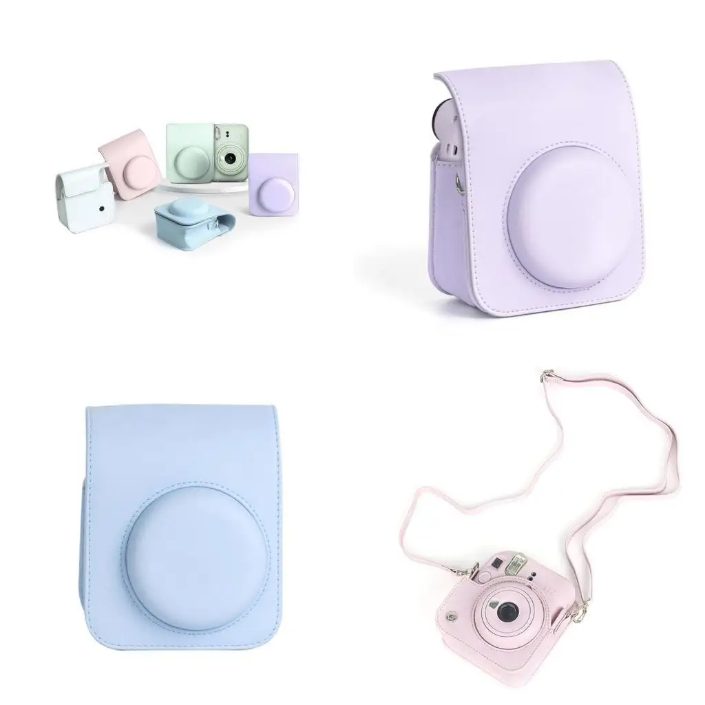 R53C For Instax Mini 12 Camera Case Travelling Bag PU Leather Soft Shoulder Bag for Fujifilm Film Camera Bag + Shoulder Strap
R53C For Instax Mini 12 Camera Case Travelling Bag PU Leather Soft Shoulder Bag for Fujifilm Film Camera Bag + Shoulder Strap