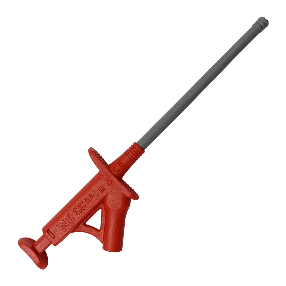 Flexible Probes Test Hook Clip Jumper Wires Lead Multimeter Auto Current Connector 4mm Banana Jack
Flexible Probes Test Hook Clip Jumper Wires Lead Multimeter Auto Current Connector 4mm Banana Jack