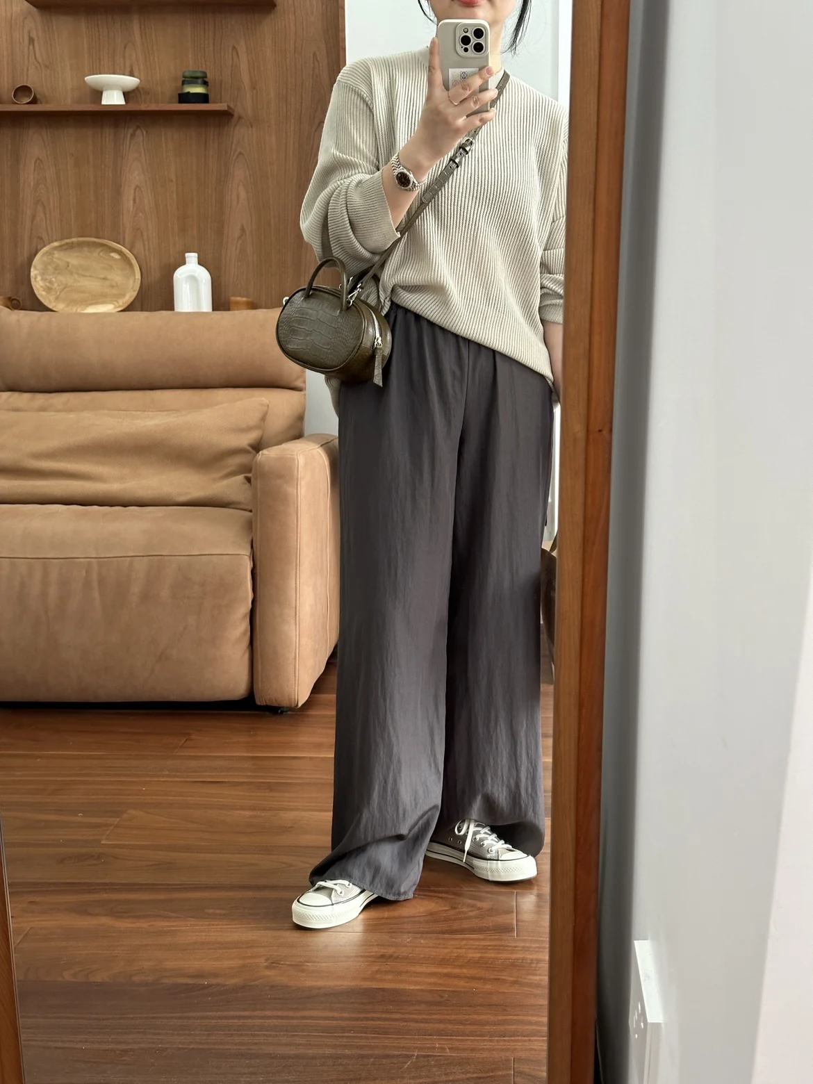 High Waist Wide Leg Thin Casual Pants Women's Self-Kee Tee-Color Pure Color Spring Summer New Arrival Commute Sle
High Waist Wide Leg Thin Casual Pants Women's Self-Kee Tee-Color Pure Color Spring Summer New Arrival Commute Sle