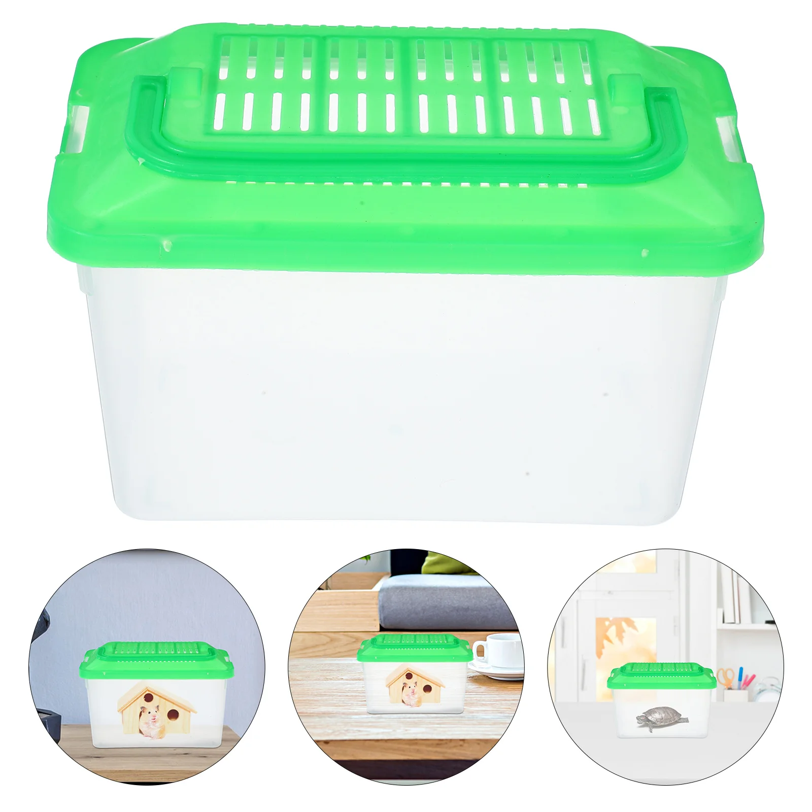 Pet Transport Box Portable Plastic Aquarium Tank For Reptile Turtle Fish Hamster Clear Ventilated Travel Container Lightweight
Pet Transport Box Portable Plastic Aquarium Tank For Reptile Turtle Fish Hamster Clear Ventilated Travel Container Lightweight