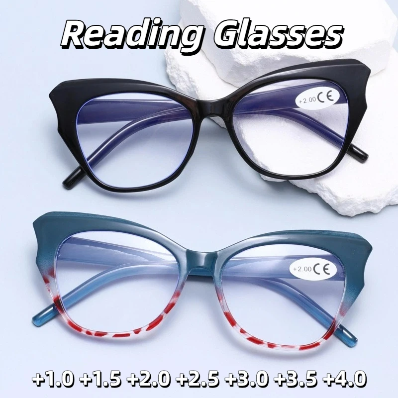 New Cat Eye Color Blocked Reading Glasses Fashion Polygonal Anti Blue Light Glasses Optical Prescription Eyeglasses +1.0 TO +4.0
New Cat Eye Color Blocked Reading Glasses Fashion Polygonal Anti Blue Light Glasses Optical Prescription Eyeglasses +1.0 TO +4.0