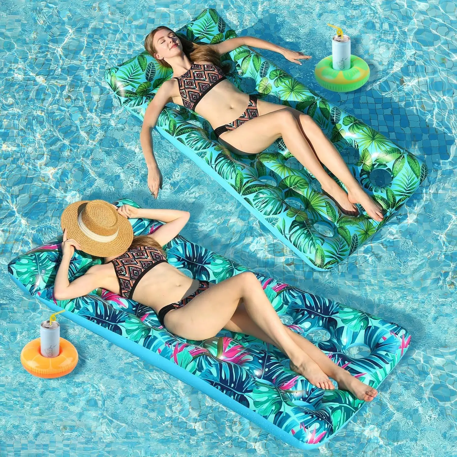 1pcs Foldable Printed Double Pool Float for Couple Travel
1pcs Foldable Printed Double Pool Float for Couple Travel