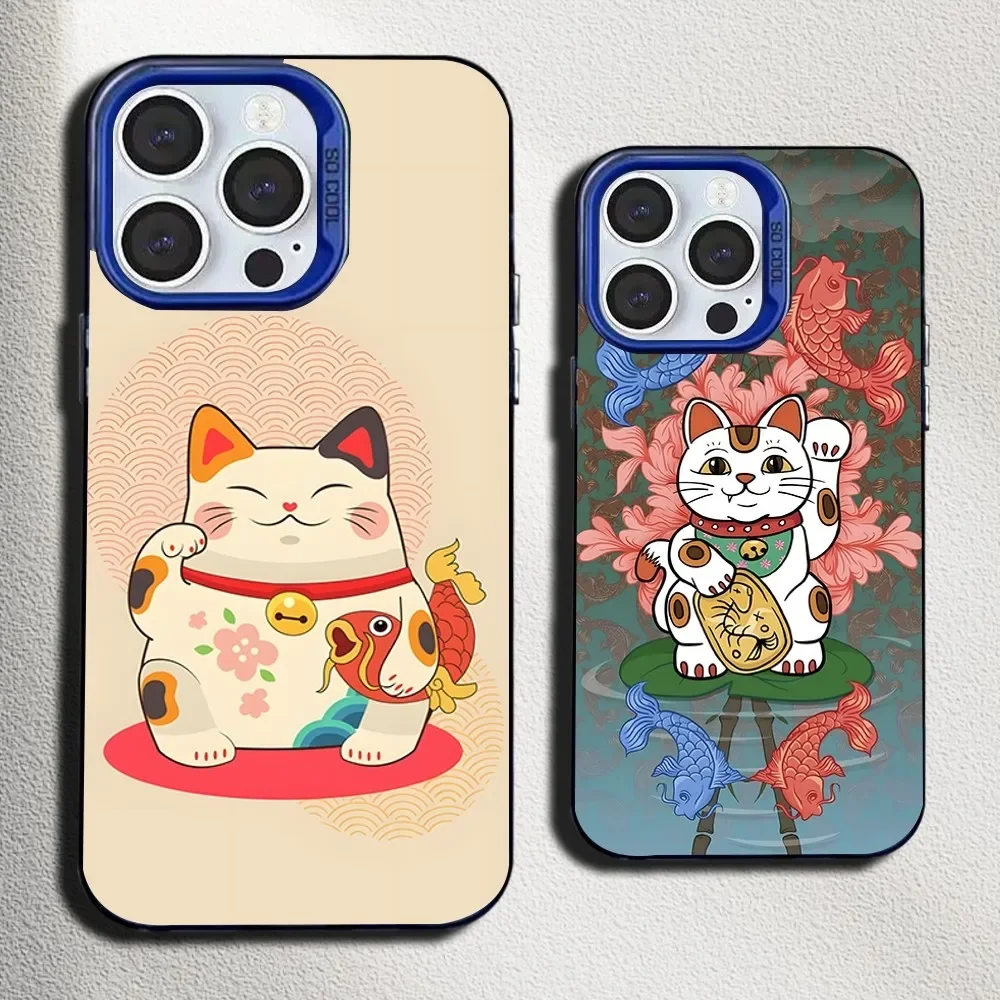 Japan Lucky Cat Phone Case For iPhone 16,15,14,13,12,11,Mini,Pro,SE,MAX Blue Matte Silicone Cover
Japan Lucky Cat Phone Case For iPhone 16,15,14,13,12,11,Mini,Pro,SE,MAX Blue Matte Silicone Cover