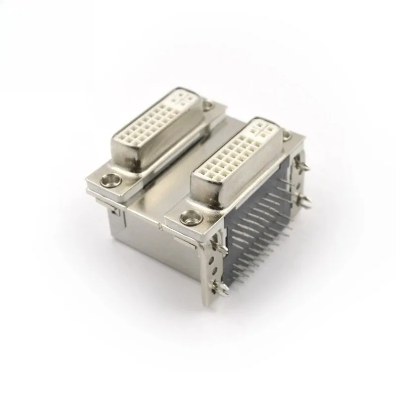 DVI Connector Horizontal Pin DVI Double Layer 24 + 5 White DVI Socket Good Quality
DVI Connector Horizontal Pin DVI Double Layer 24 + 5 White DVI Socket Good Quality