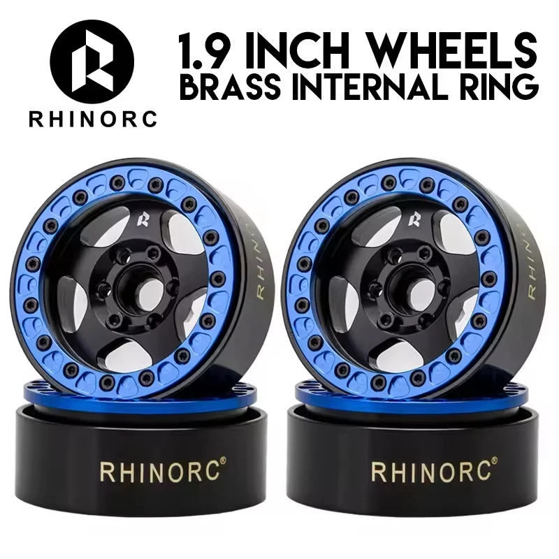Blue RhinoRC 24.5mm Narrow Brass & Aluminum 127g 1.9" Beadlock Wheel Rim for 1/10 RC Crawler SCX10 TRX4 VS4-10 Gen8
Blue RhinoRC 24.5mm Narrow Brass & Aluminum 127g 1.9" Beadlock Wheel Rim for 1/10 RC Crawler SCX10 TRX4 VS4-10 Gen8