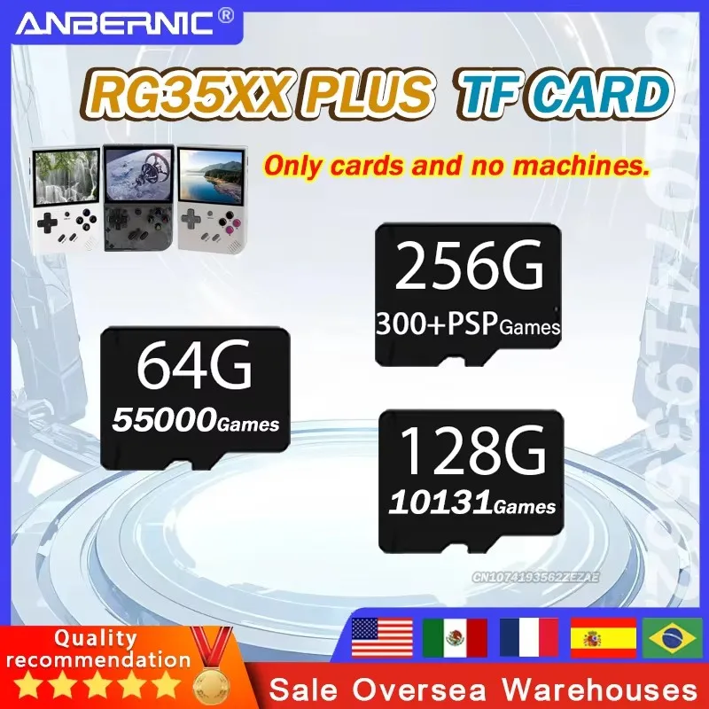 Для Anbernic RG35XX PLUS TF-карта Plug & Play, предварительная установка, ретро-игры, карта памяти, портативная игровая система, карта 256 г, игра Psp
Для Anbernic RG35XX PLUS TF-карта Plug & Play, предварительная установка, ретро-игры, карта памяти, портативная игровая система, карта 256 г, игра Psp