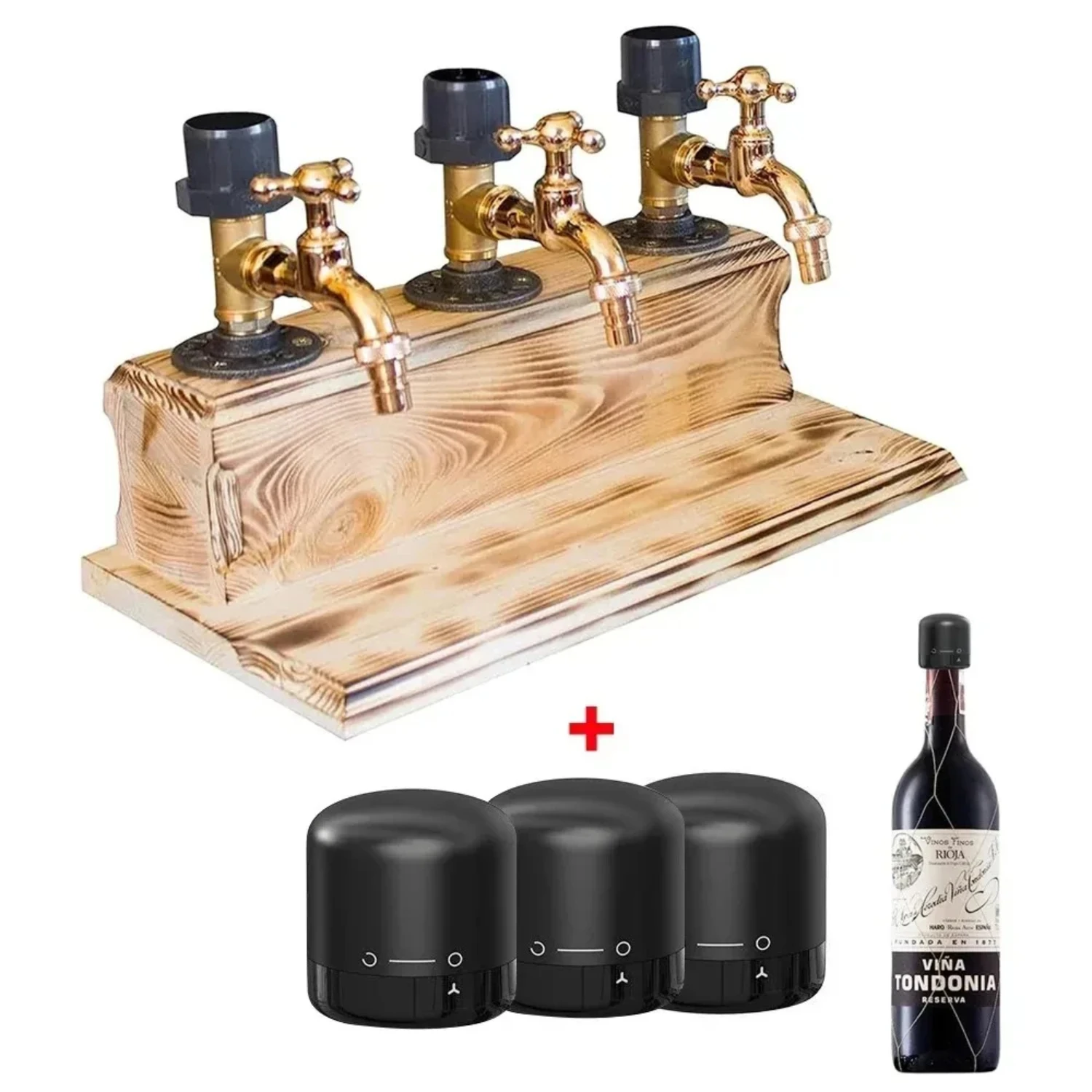Best Father's Day Gift Wooden Faucet Shaped Liquor Shot Dispenser with Wine Bottle Stopper for Beverages. Ideal Party Tool for H
Best Father's Day Gift Wooden Faucet Shaped Liquor Shot Dispenser with Wine Bottle Stopper for Beverages. Ideal Party Tool for H
