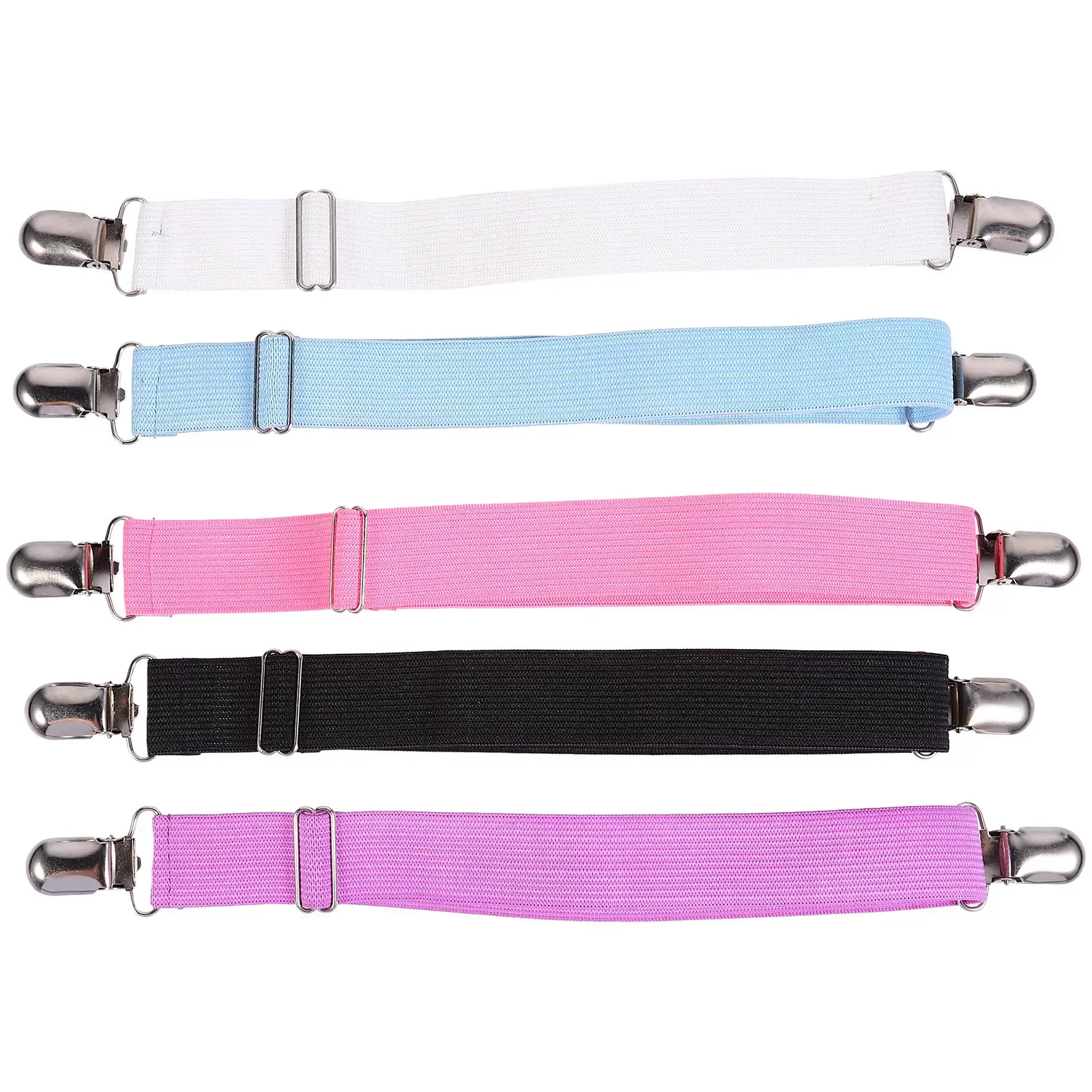 5 Pcs Bed Sheet Fastener Non-slip Quilt Clip Elastic Band Mattress Sheet Fastener Toppers Black Purple White Blue
5 Pcs Bed Sheet Fastener Non-slip Quilt Clip Elastic Band Mattress Sheet Fastener Toppers Black Purple White Blue