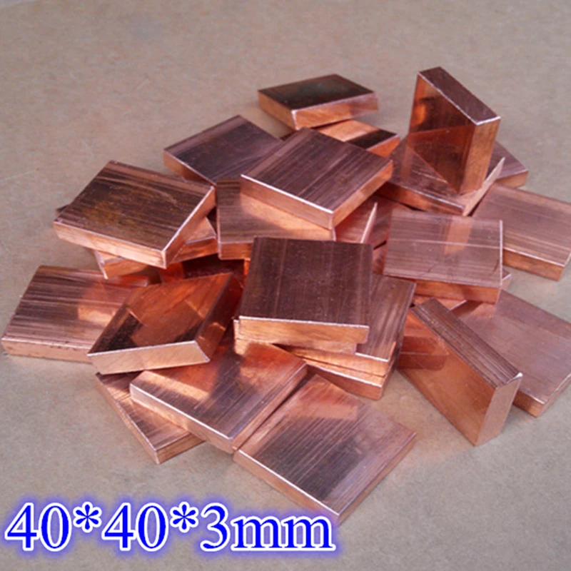 40*40*1mm/3mm/5mm Computer PC Laptop Notebook Red Copper Heatsink Heat Conduction Cooler Cooling Plate Block,Customized Size
40*40*1mm/3mm/5mm Computer PC Laptop Notebook Red Copper Heatsink Heat Conduction Cooler Cooling Plate Block,Customized Size