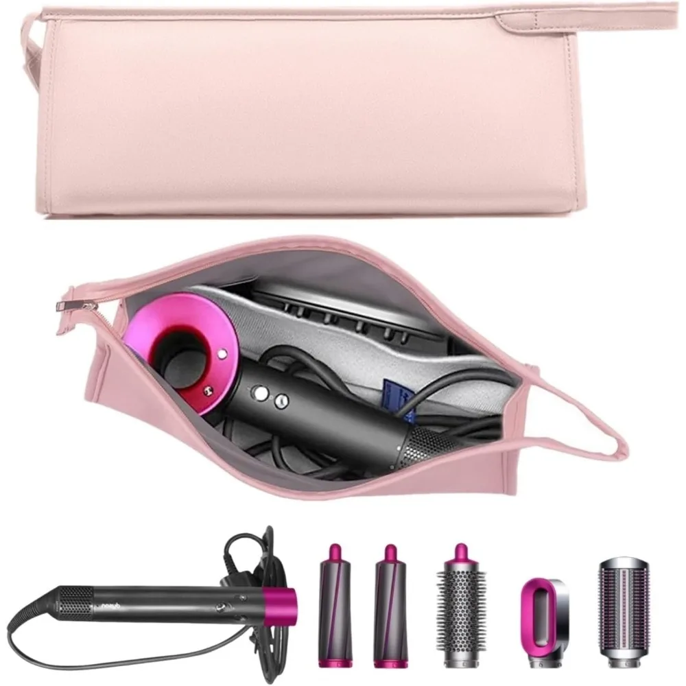 PU Leather Waterproof Travel Storage Bag, Portable Carrying Case Organizer Compatible with Dyson Airwrap, Curling Iron Accessory
PU Leather Waterproof Travel Storage Bag, Portable Carrying Case Organizer Compatible with Dyson Airwrap, Curling Iron Accessory