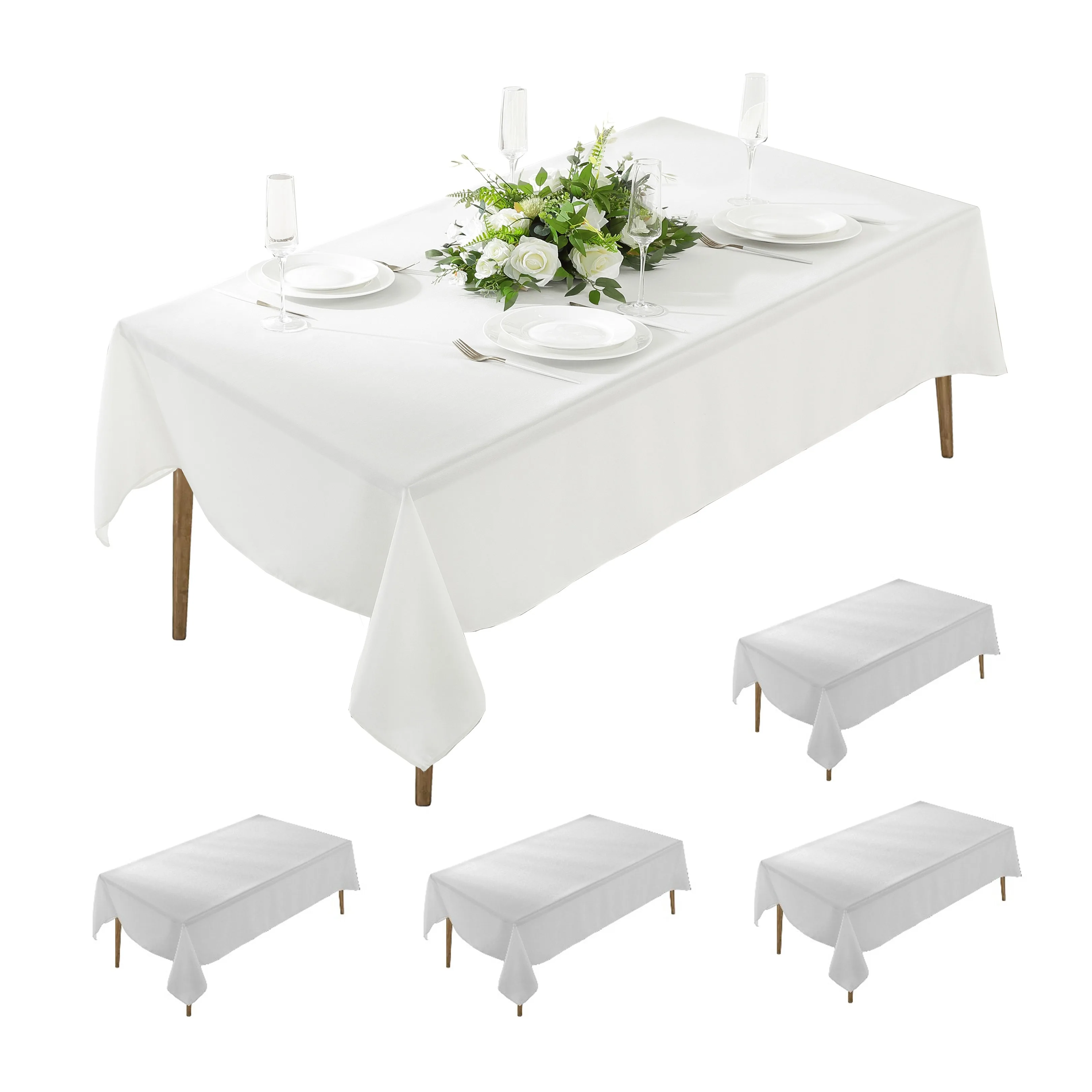5 Pack Rectangle Tablecloth, Rectangle Premium Tablecloth, Polyester Fabric Washable Tablecloth for Home, Party, Wedding or Restaurant Use.
5 Pack Rectangle Tablecloth, Rectangle Premium Tablecloth, Polyester Fabric Washable Tablecloth for Home, Party, Wedding or Restaurant Use.