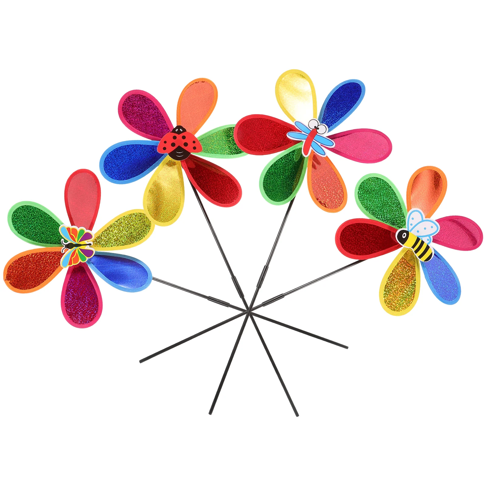 4 Pcs Garden Decor Wind Spinner Colorful Lawn Windmill Reflective Ducks Ornaments Outdoor Lightbulb
4 Pcs Garden Decor Wind Spinner Colorful Lawn Windmill Reflective Ducks Ornaments Outdoor Lightbulb