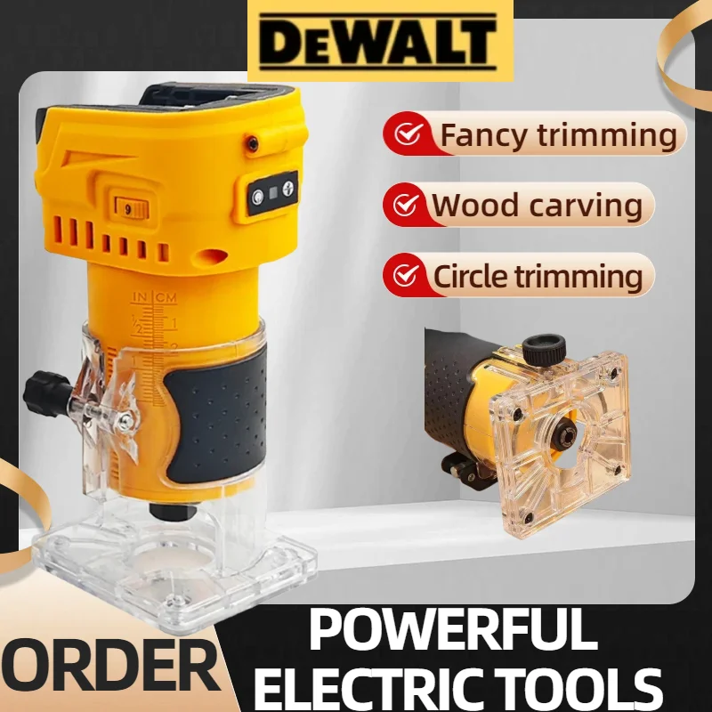DeWalt Brushless Wood Carving Trimmer, Lithium Powered Portable Electric Cutting Machine For DeWalt 20V Battery
DeWalt Brushless Wood Carving Trimmer, Lithium Powered Portable Electric Cutting Machine For DeWalt 20V Battery