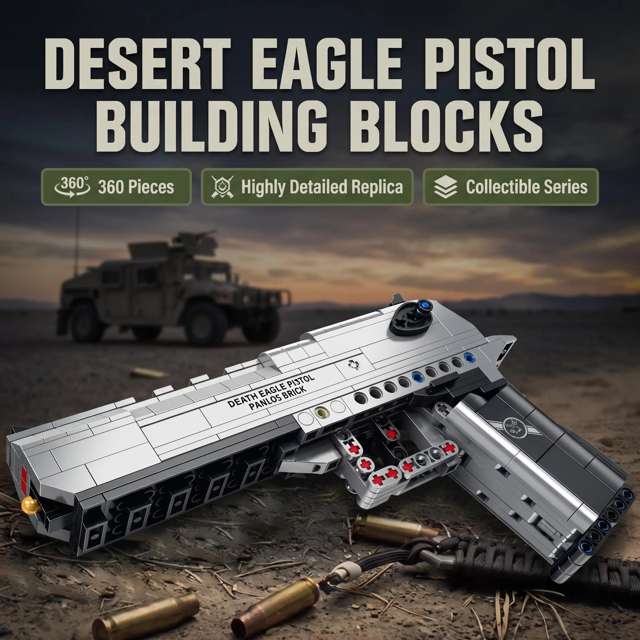 G18 Desert Eagle Military Series M1911 Pistol Gun Model Bricks Building Blocks Toys for Children Boy Kids Gifts
G18 Desert Eagle Military Series M1911 Pistol Gun Model Bricks Building Blocks Toys for Children Boy Kids Gifts