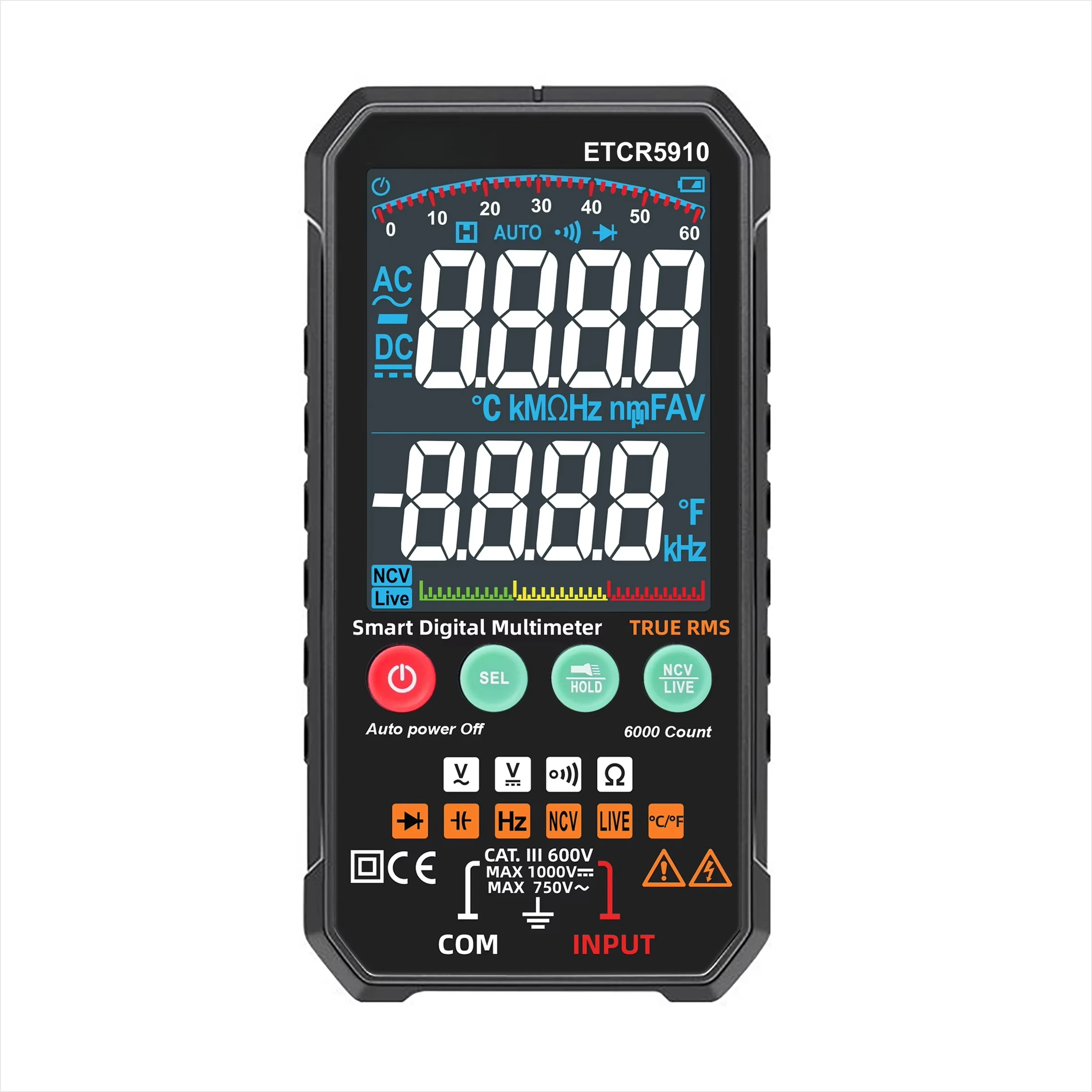 Temperature multimeter for HVAC electrician maintenance Intelligent digital multimeter
Temperature multimeter for HVAC electrician maintenance Intelligent digital multimeter