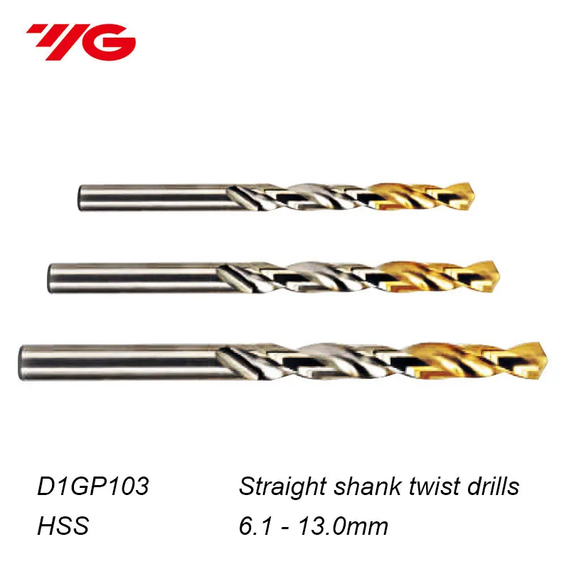 YG-1 D1GP103 6.1-13.0mm 10pcs/set HSS Twist drill Processing: stainless steel. Alloy steel. Aluminum etc.
YG-1 D1GP103 6.1-13.0mm 10pcs/set HSS Twist drill Processing: stainless steel. Alloy steel. Aluminum etc.
