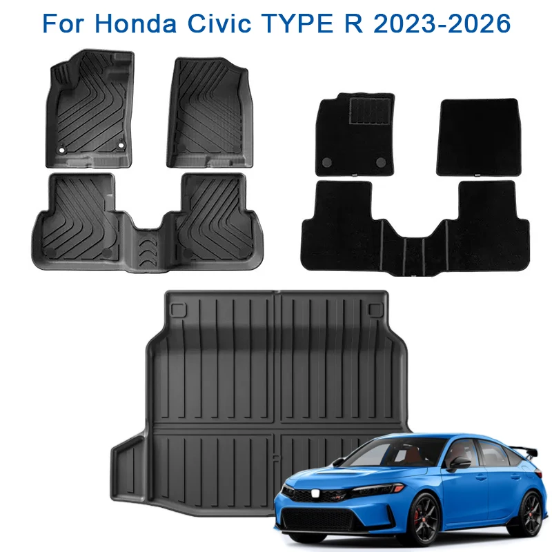 for Honda Civic TYPE R 2023 2024 2025 2026 TPE Floor Mats Cargo Liner All Weather Trunk Mat Floor Liner Backrest Mats
for Honda Civic TYPE R 2023 2024 2025 2026 TPE Floor Mats Cargo Liner All Weather Trunk Mat Floor Liner Backrest Mats