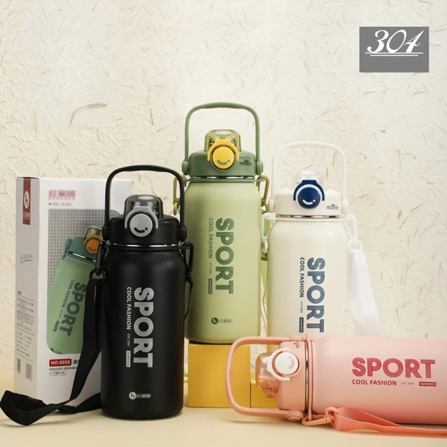 43.96oz Stainless Steel Vacuum Insulated Sports Water Bottle with Lid, Reusable Round Travel Mug, Hawaiian Theme, Hand Wash Only
43.96oz Stainless Steel Vacuum Insulated Sports Water Bottle with Lid, Reusable Round Travel Mug, Hawaiian Theme, Hand Wash Only