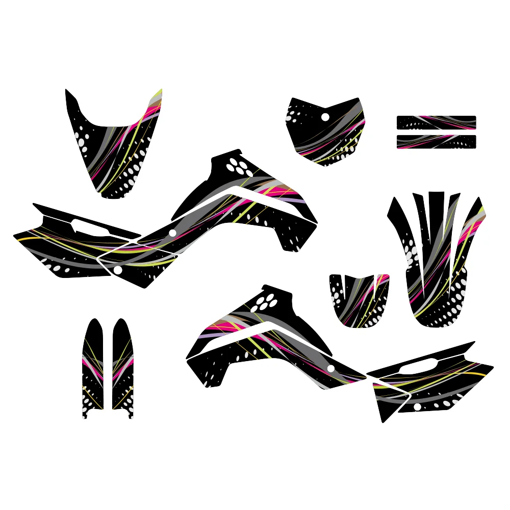 Custom Motorcycle Decals Full Set Graphics Kit for Kawasaki KLX 140 2008-2017 Off-Road Waterproof High Quality Sticker
Custom Motorcycle Decals Full Set Graphics Kit for Kawasaki KLX 140 2008-2017 Off-Road Waterproof High Quality Sticker