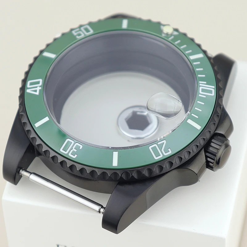 40mm Stainless Steel Watch Case Sapphire Glass For NH35 NH36 NH34 8215 Eta 2824 Movement 28.5mm Dial 120 Clicks bezel Submariner
40mm Stainless Steel Watch Case Sapphire Glass For NH35 NH36 NH34 8215 Eta 2824 Movement 28.5mm Dial 120 Clicks bezel Submariner