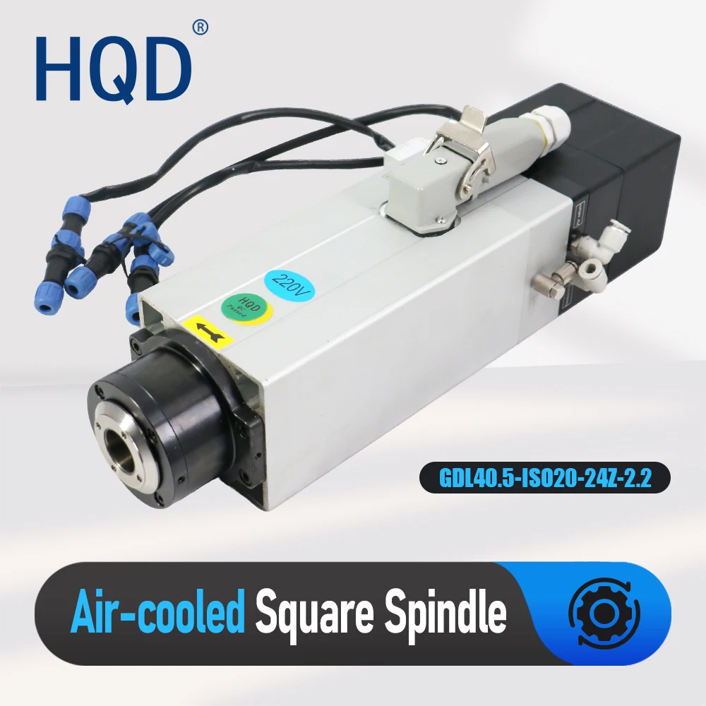 HQD ATC Spindle Motor 2200w For wood Aluminium soft metal ISO20 300-400hz 18000-24000rpm 2.2kw AC 200-240V 1.17Nm
HQD ATC Spindle Motor 2200w For wood Aluminium soft metal ISO20 300-400hz 18000-24000rpm 2.2kw AC 200-240V 1.17Nm