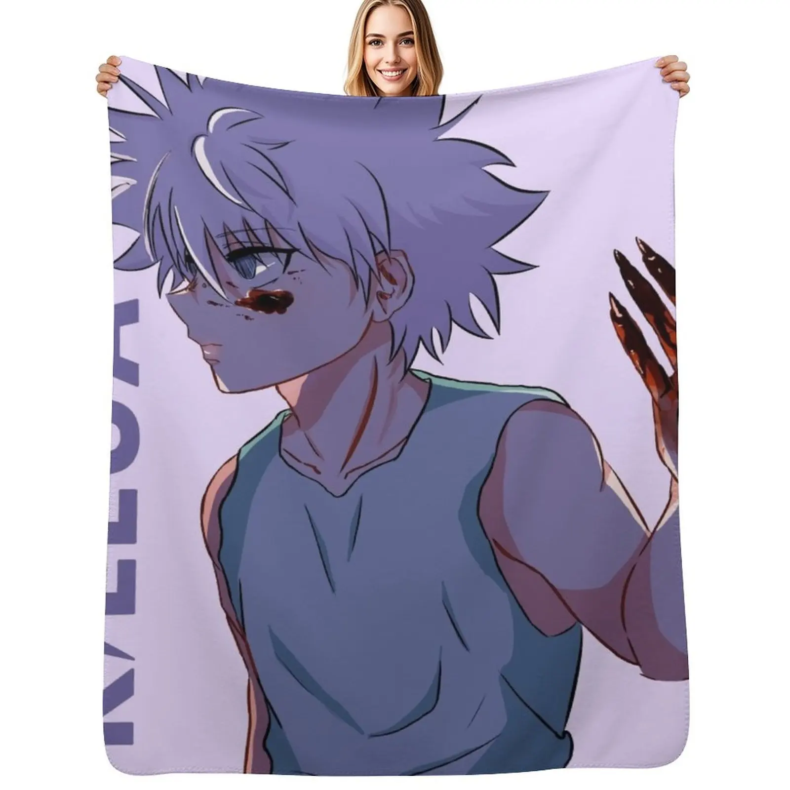 Killua hxh Throw Blanket Stylish Warm Blanket for Living Room Bedroom
Killua hxh Throw Blanket Stylish Warm Blanket for Living Room Bedroom
