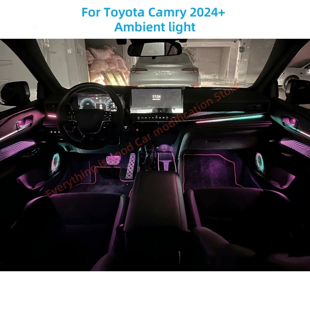 LED Ambient Light For Toyota 9th generation Camry atmosphere light car interior lighting upgrade glow horn ring auto accessories
LED Ambient Light For Toyota 9th generation Camry atmosphere light car interior lighting upgrade glow horn ring auto accessories