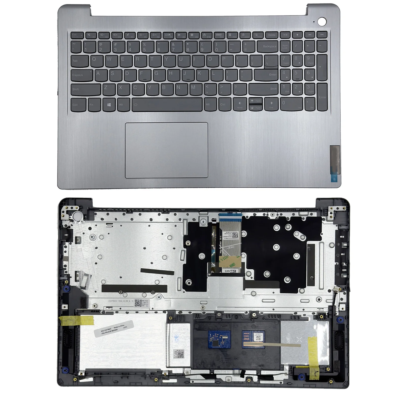 5CB1B65660 For Lenovo IdeaPad 3-15ADA6 3-15ALC6 3-15ITL6 Laptop Top Case Upper Palmrest Case w/ Backlit Keyboard Touchpad
5CB1B65660 For Lenovo IdeaPad 3-15ADA6 3-15ALC6 3-15ITL6 Laptop Top Case Upper Palmrest Case w/ Backlit Keyboard Touchpad