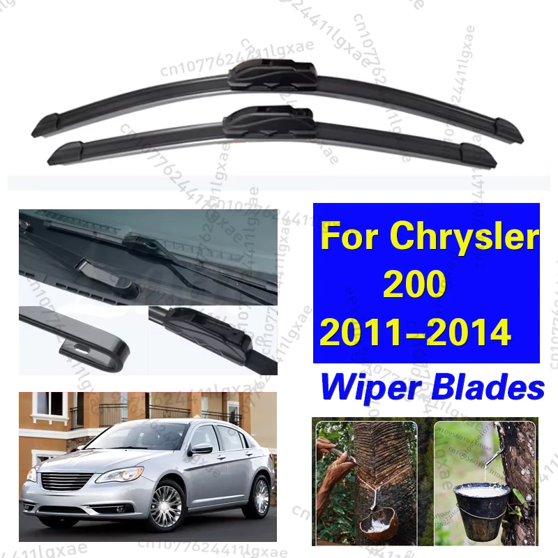 2 pcs For Chrysler 200 2011 2012 2013 2014 Car Front Wiper Blade Windshield Soft Rubber Frameless Wiper Car Accessories 24"+22"
2 pcs For Chrysler 200 2011 2012 2013 2014 Car Front Wiper Blade Windshield Soft Rubber Frameless Wiper Car Accessories 24"+22"