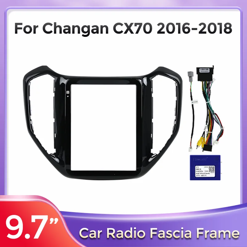 9.7" for Tesla Screen Car Radio Fascia Frame Adaptor for Changan CX70 2016 2017 2018 Car Multimedia Stereo Dash Panel Trim Kit
9.7" for Tesla Screen Car Radio Fascia Frame Adaptor for Changan CX70 2016 2017 2018 Car Multimedia Stereo Dash Panel Trim Kit
