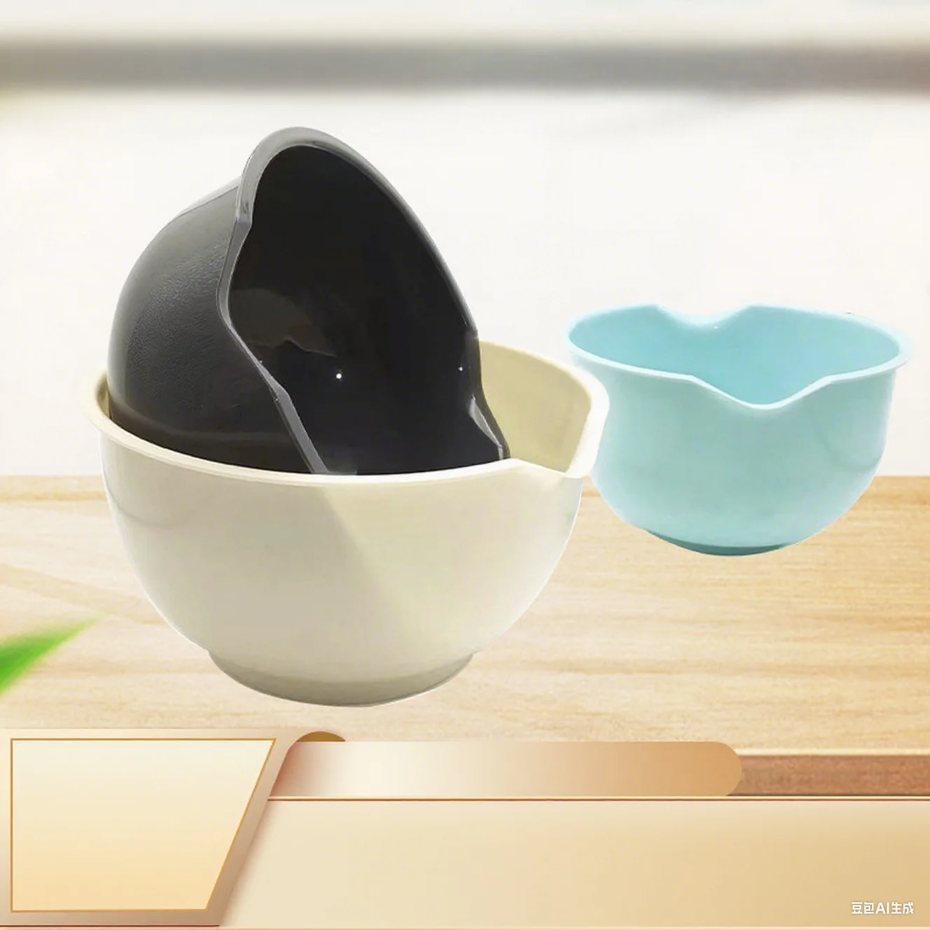 3Pcs Salad Bowls Plastic MIxing Bowl For Fruits Vegetables Food Snacks Easy Cleaning Kitchen Tool
3Pcs Salad Bowls Plastic MIxing Bowl For Fruits Vegetables Food Snacks Easy Cleaning Kitchen Tool