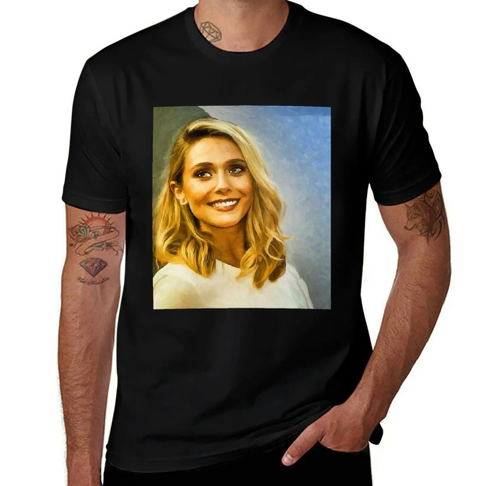 Elizabeth Olson Painting T-Shirt cheap stuff topping hippie clothes customs design your own sweat shirts, men
Elizabeth Olson Painting T-Shirt cheap stuff topping hippie clothes customs design your own sweat shirts, men