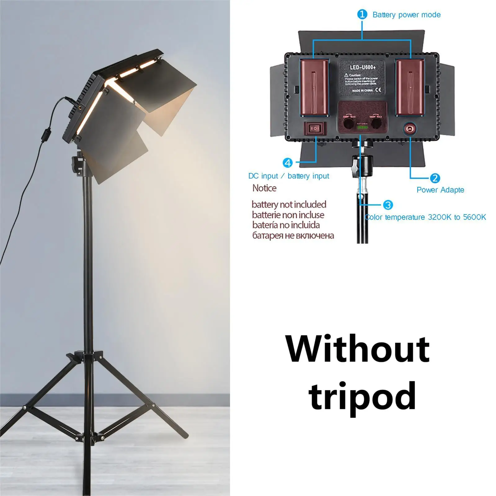LED Photo Studio Light For Youbute Game Live Video Lighting On Camera Portable Video Recording 50W Photography Panel Lamp
LED Photo Studio Light For Youbute Game Live Video Lighting On Camera Portable Video Recording 50W Photography Panel Lamp