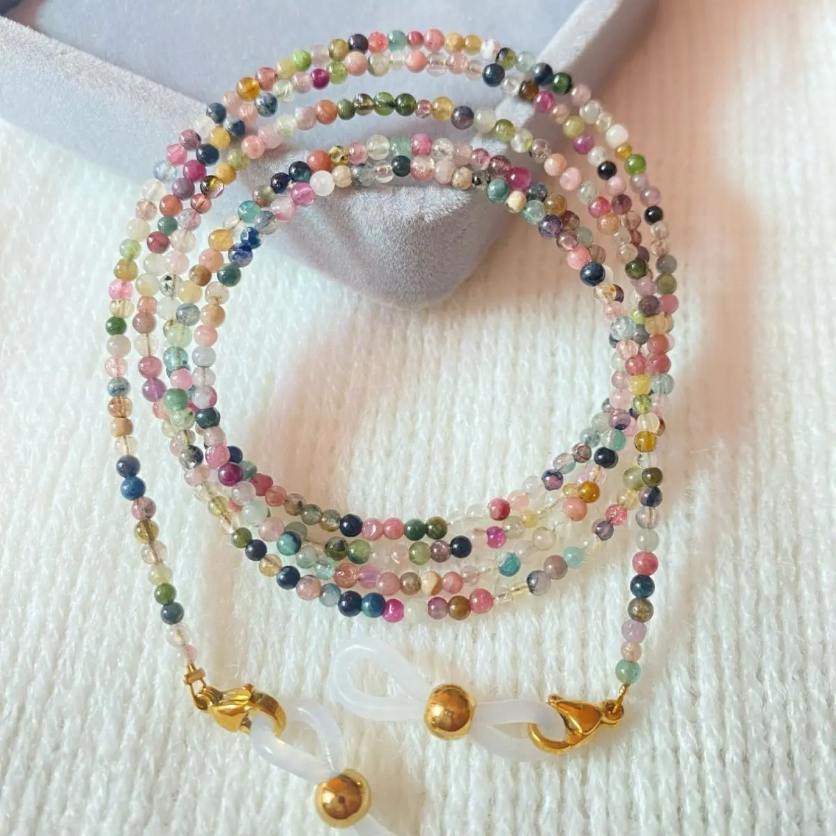 Retro National Style Natural Candy Tourmaline Halter Long Necklace Fashion All-Match New Chinese Niche Creative Glasses
Retro National Style Natural Candy Tourmaline Halter Long Necklace Fashion All-Match New Chinese Niche Creative Glasses