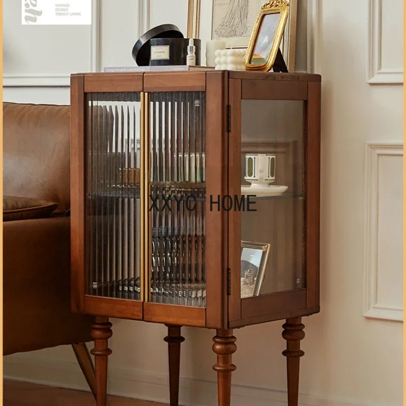 Glass Cabinet Medieval Modern Balcony Storage Organizer Low Cabinet French Retro Side Cabinet
Glass Cabinet Medieval Modern Balcony Storage Organizer Low Cabinet French Retro Side Cabinet