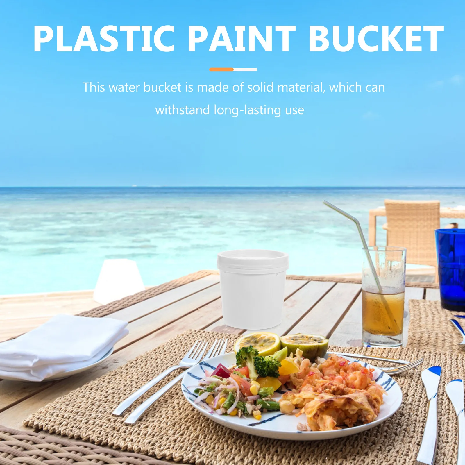 4pcs Paint Container Bucket With Lid Empty Plastic Paint Bucket 1L Portable Paint Container water bucket portable camping tool
4pcs Paint Container Bucket With Lid Empty Plastic Paint Bucket 1L Portable Paint Container water bucket portable camping tool