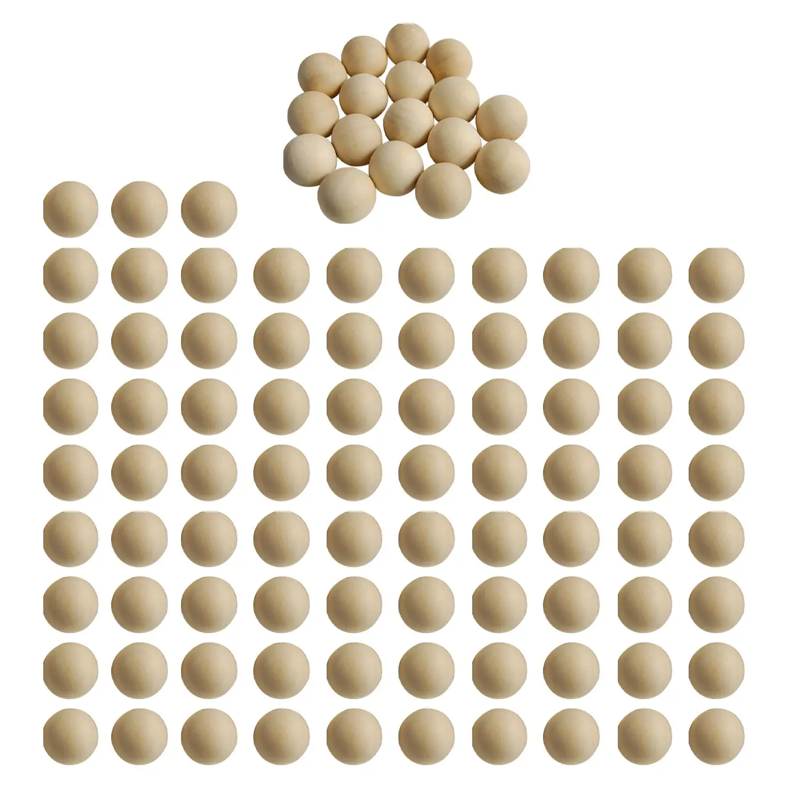 100x Bulk Unfinished Wood Beads Round Loose Spacer Bead for DIY Art Crafts
100x Bulk Unfinished Wood Beads Round Loose Spacer Bead for DIY Art Crafts