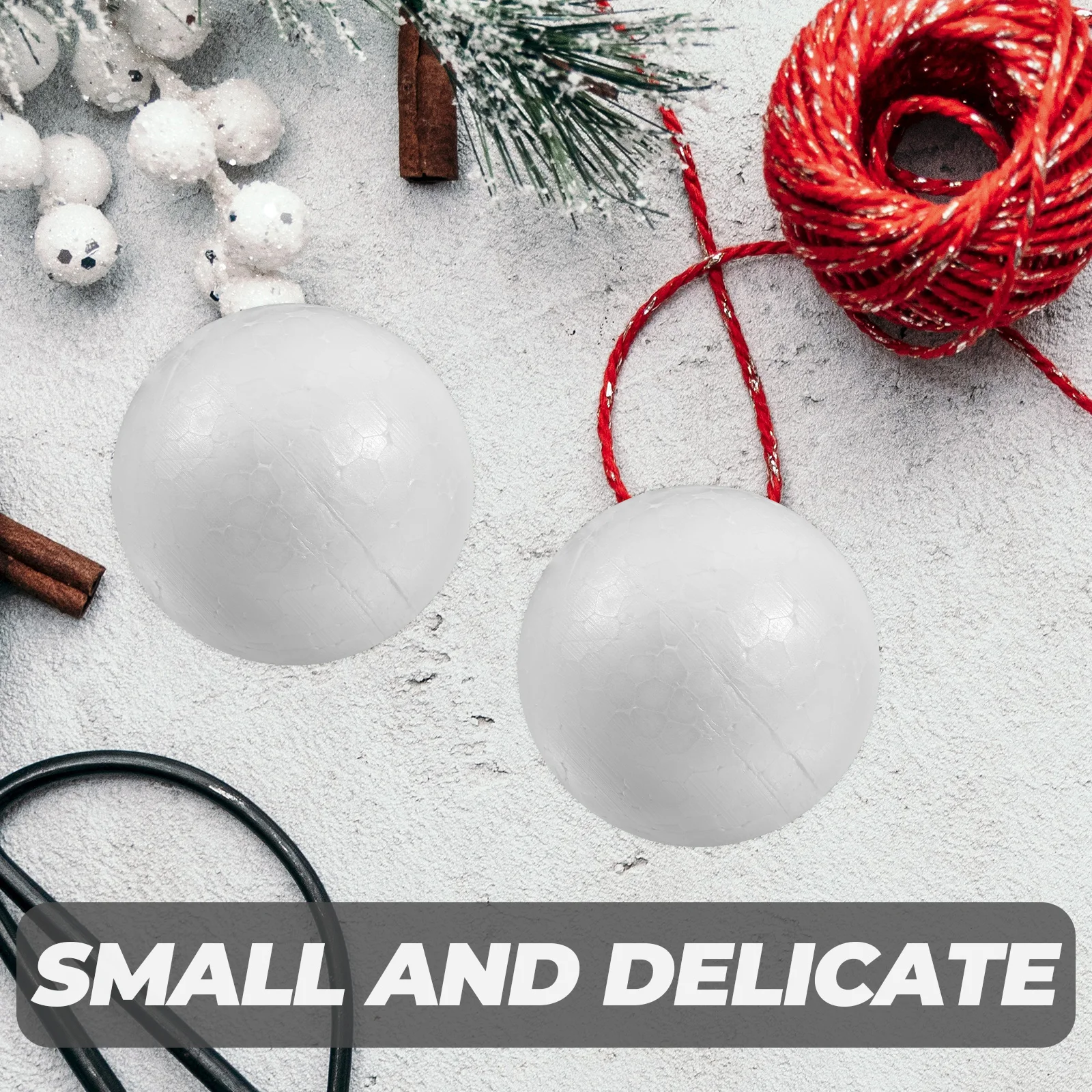 50pcs White Balls Foam Craft Ball Solid 6Cm Balls Round Spheres for Party Decorations Solid Ball DIY Handicrafts
50pcs White Balls Foam Craft Ball Solid 6Cm Balls Round Spheres for Party Decorations Solid Ball DIY Handicrafts