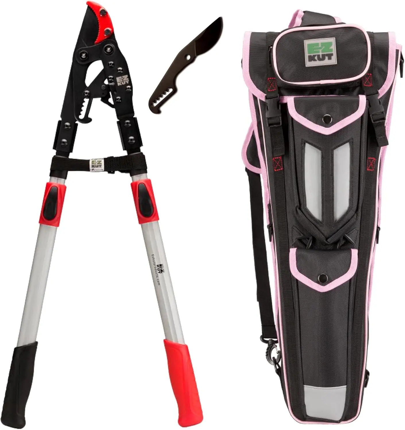 Tree Trimming Combo Kit – Includes 42" Extendable Ratcheting Lopper + Sling Pak Sheath + Bonus Replacement Blade – Heavy Duty Ga
Tree Trimming Combo Kit – Includes 42" Extendable Ratcheting Lopper + Sling Pak Sheath + Bonus Replacement Blade – Heavy Duty Ga