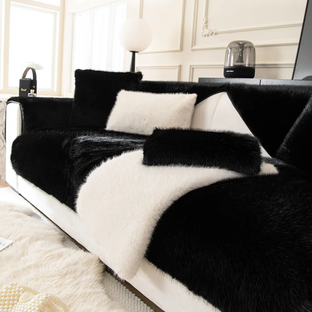 Winter Thick Plush Anti Slip Seat Cushion Solid Color Plush Settee Mat Leather Sofa Special Sofa Cushion Sofa Cover Cloth
Winter Thick Plush Anti Slip Seat Cushion Solid Color Plush Settee Mat Leather Sofa Special Sofa Cushion Sofa Cover Cloth